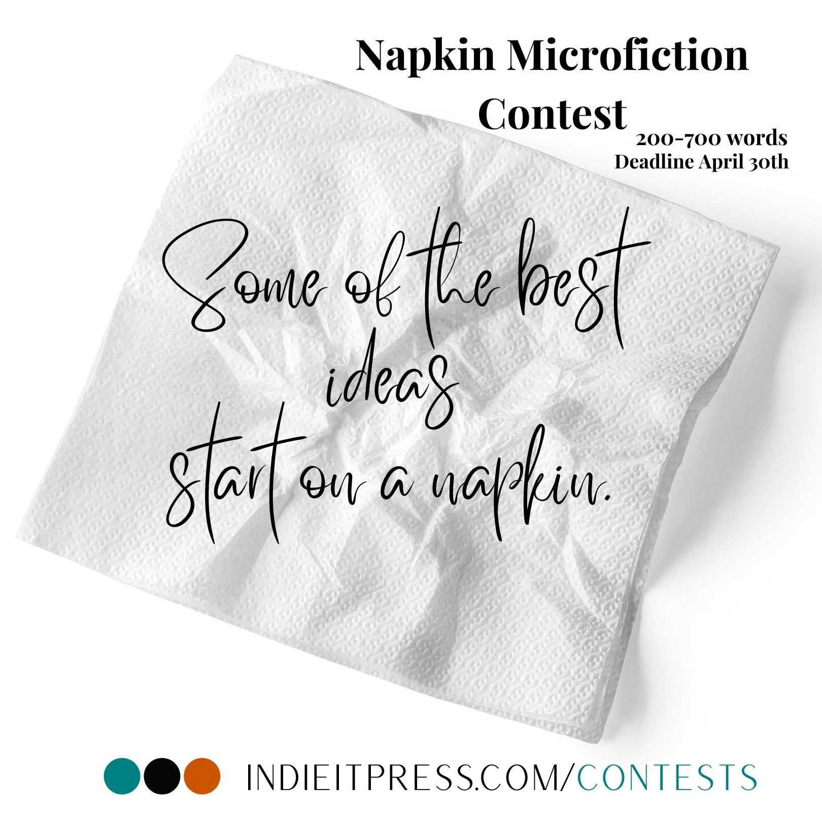 2nd Annual Napkin Microfiction Contest – Submissions Now Closed!