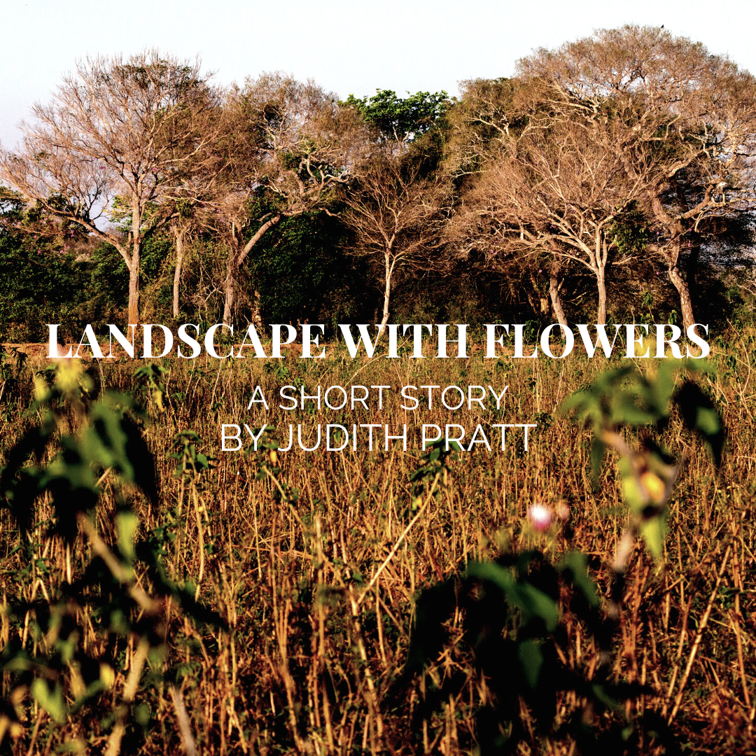 Landscape with Flowers by Judith Pratt